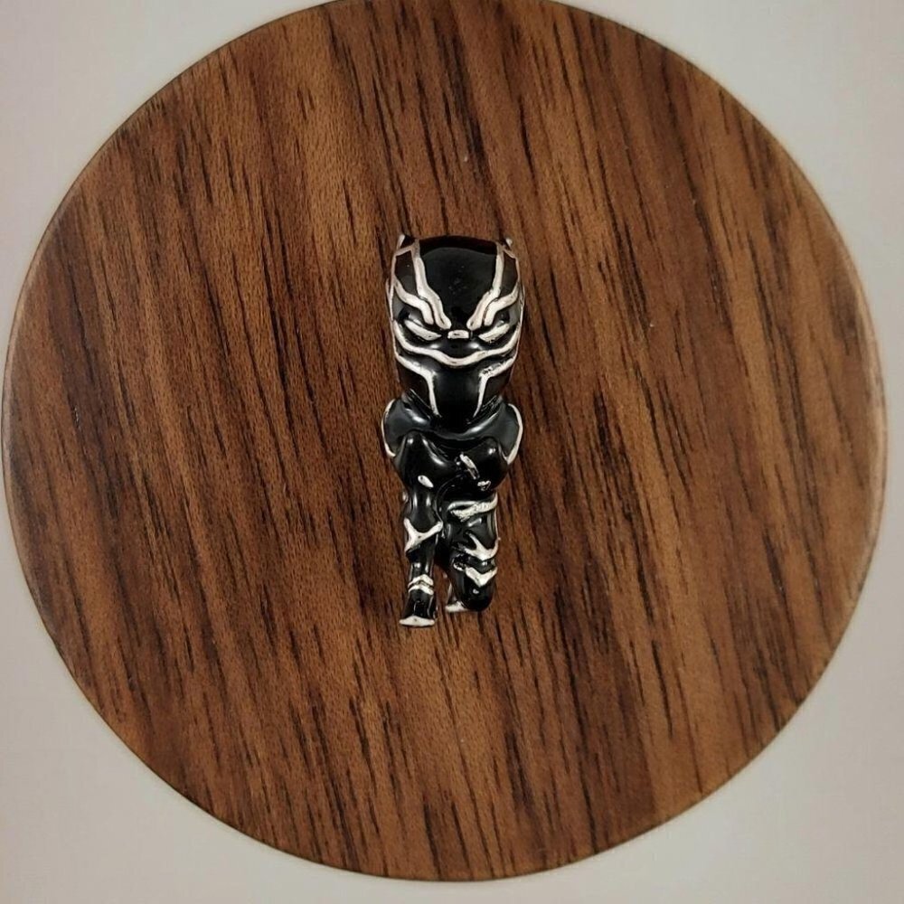 925 Silver Black Panther Marvel The Avengers Charm